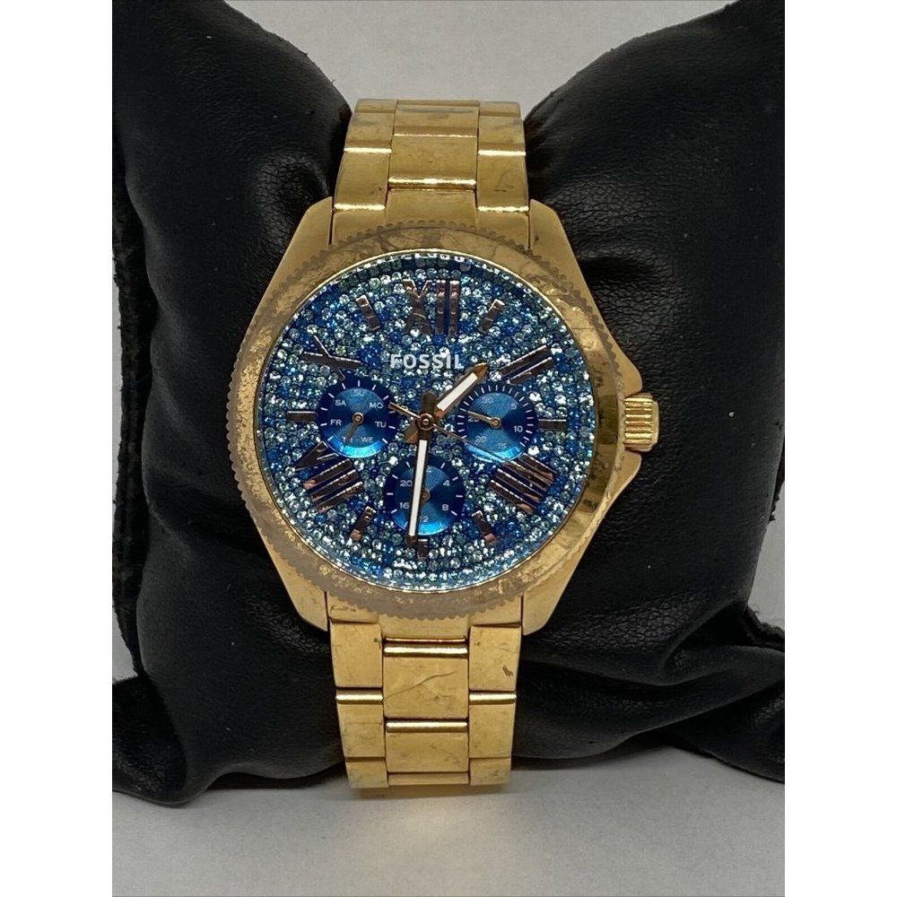 Fossil AM4594 Women's Gold Stainless Steel Analog